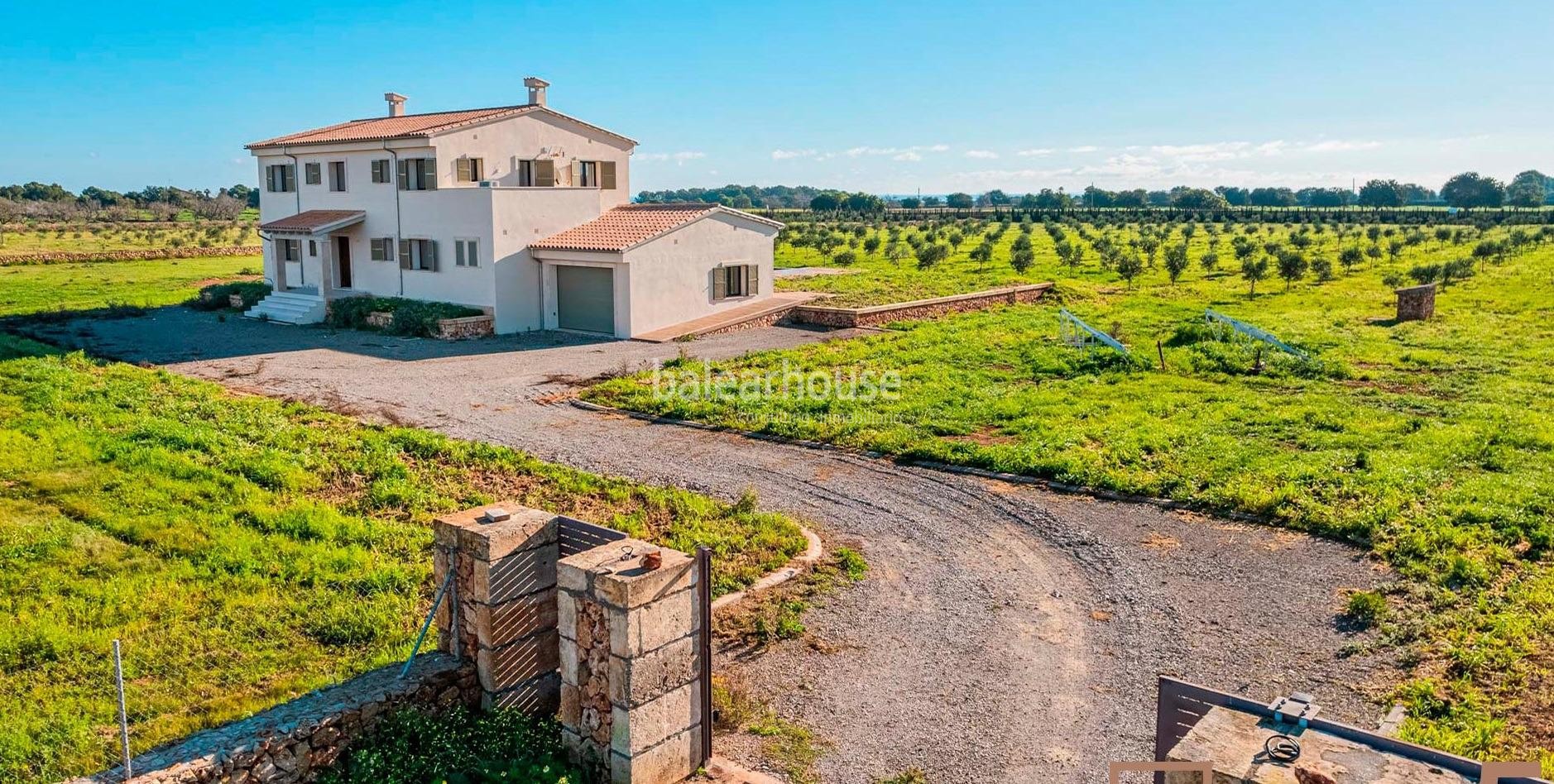 Schöne neu gebaute Finca in Porto Cristo