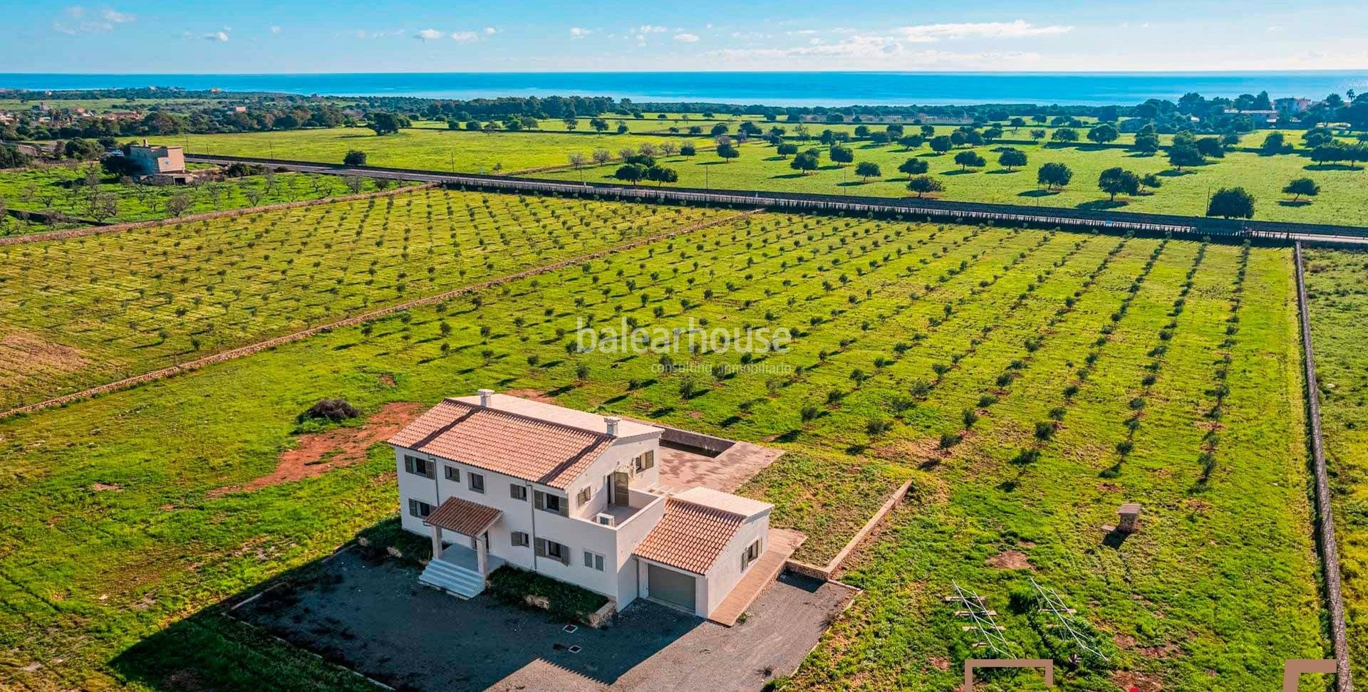 Schöne neu gebaute Finca in Porto Cristo