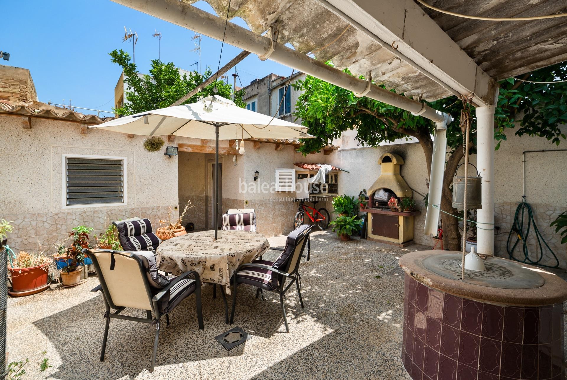 Casa en el centro de Palma junto al Pueblo Español con terraza y solarium