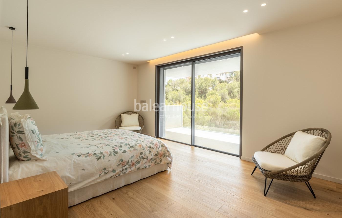 Spectacular new modern villa with beautiful views in Costa den Blanes