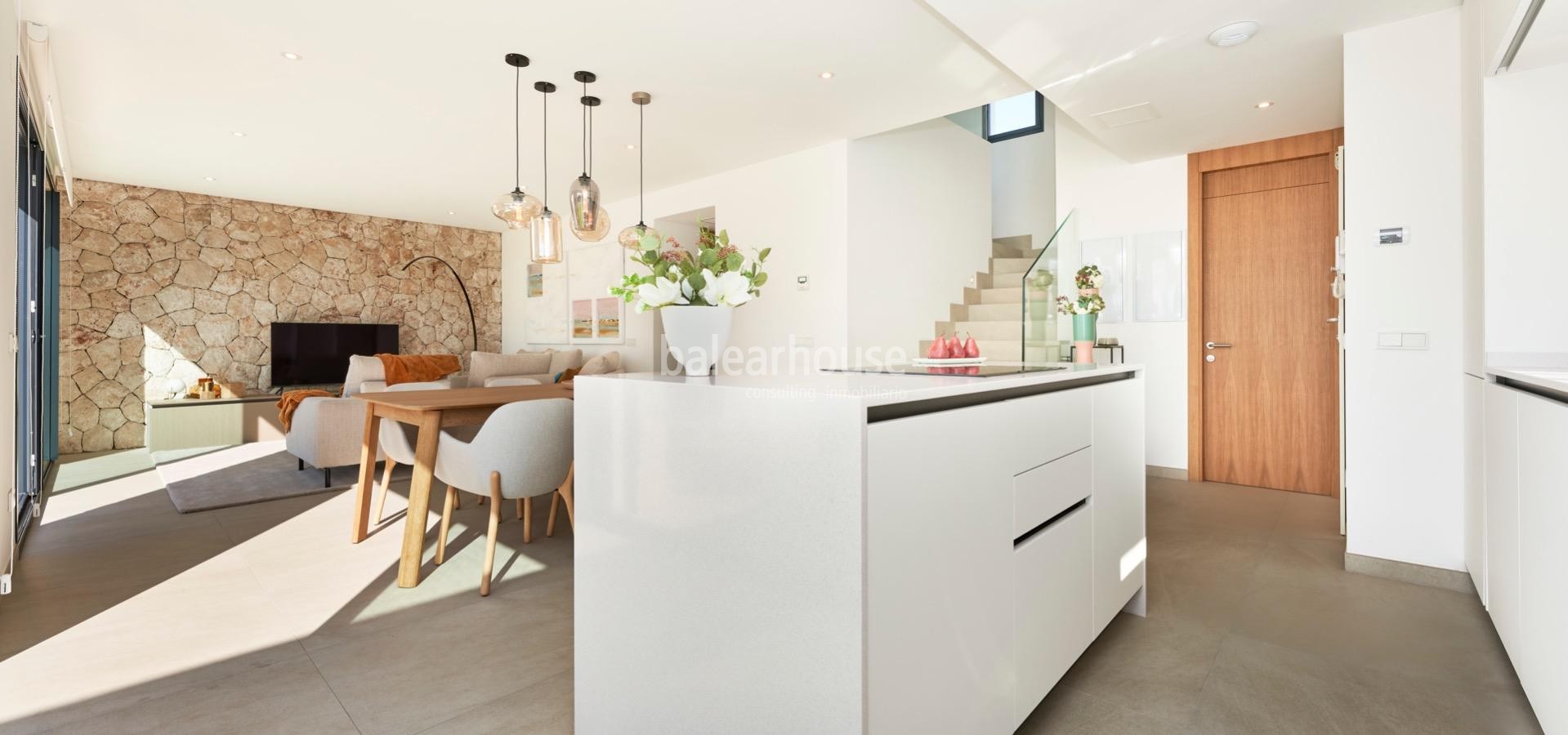 Modern new villas near the beach of Sa Rápita with private garden and swimming pool