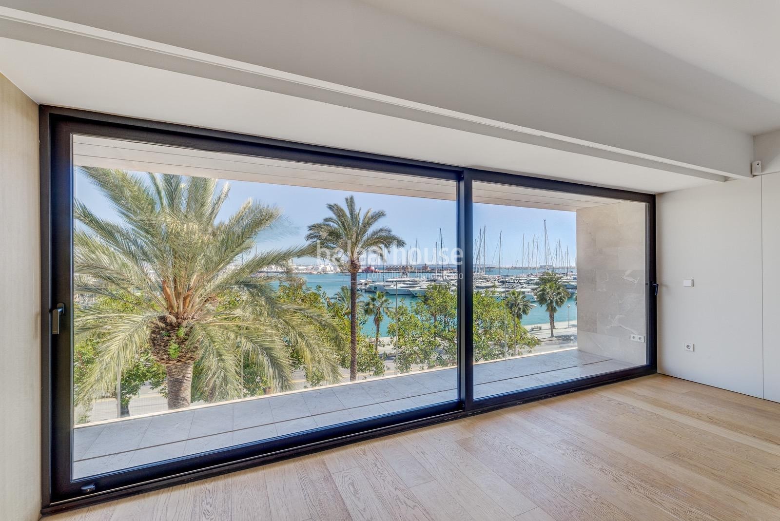 Exclusive new flats on the seafront of Palma where you can live the most contemporary luxury.