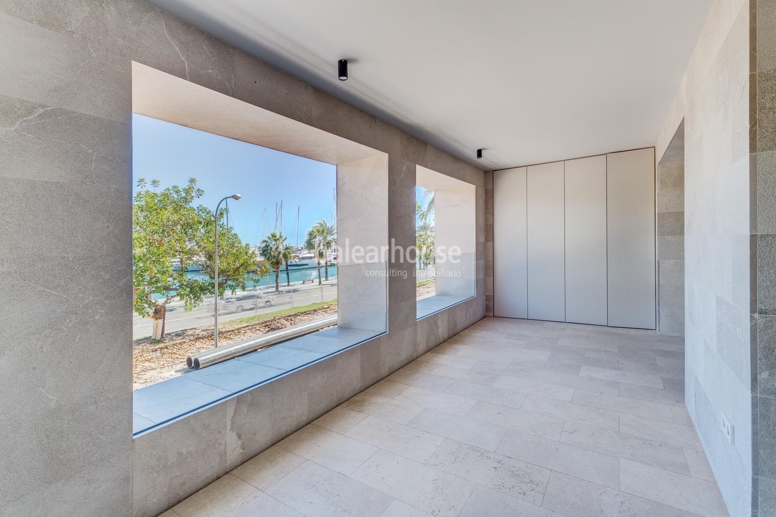 Exclusive new flats on the seafront of Palma where you can live the most contemporary luxury.