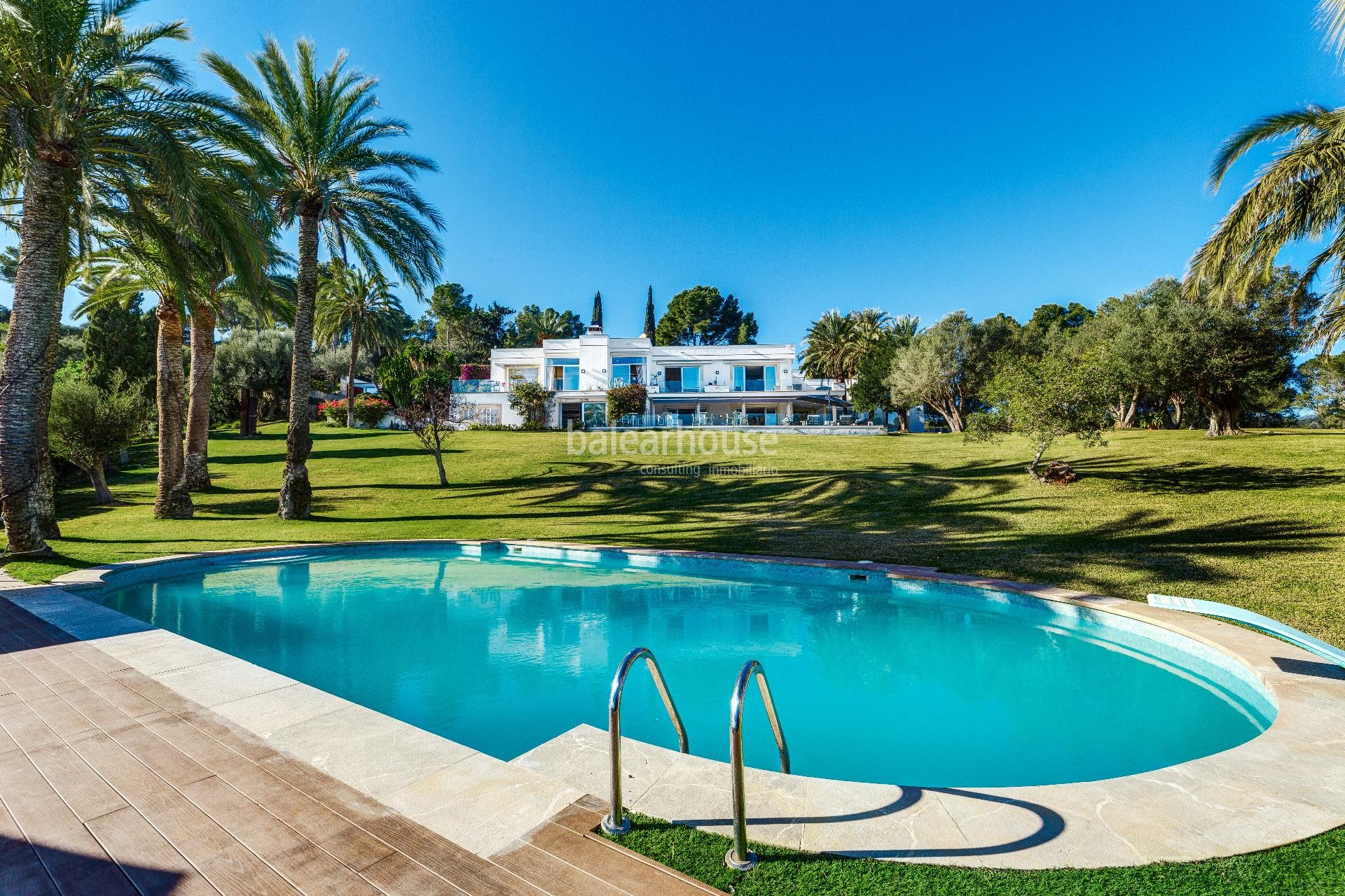 Luxus-Anwesen in Son Vida mit absoluter Privatsphäre und Panoramablicken auf die Bucht von Palma
