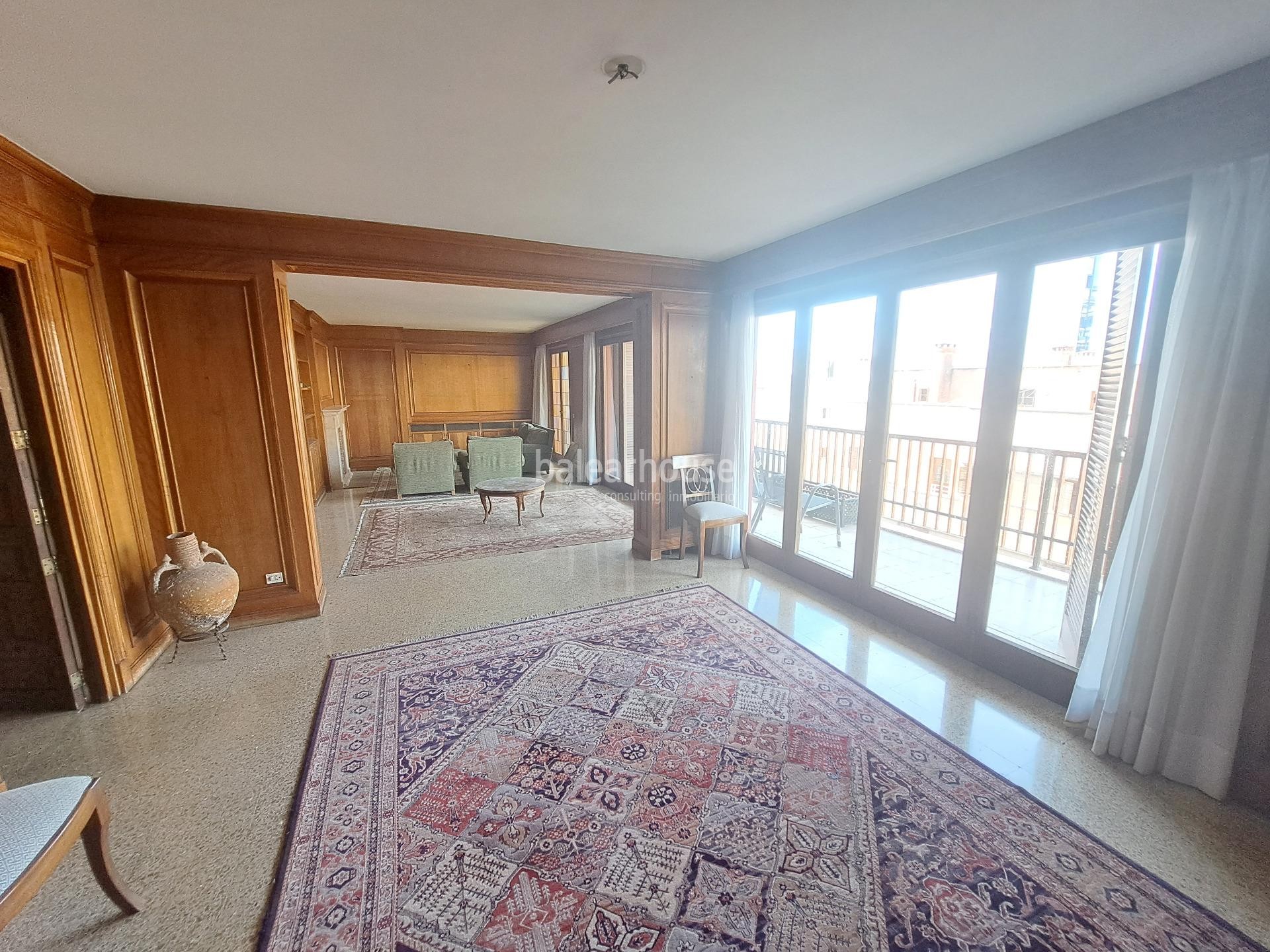 Elegante y amplio piso junto a Paseo Mallorca en pleno centro de Palma