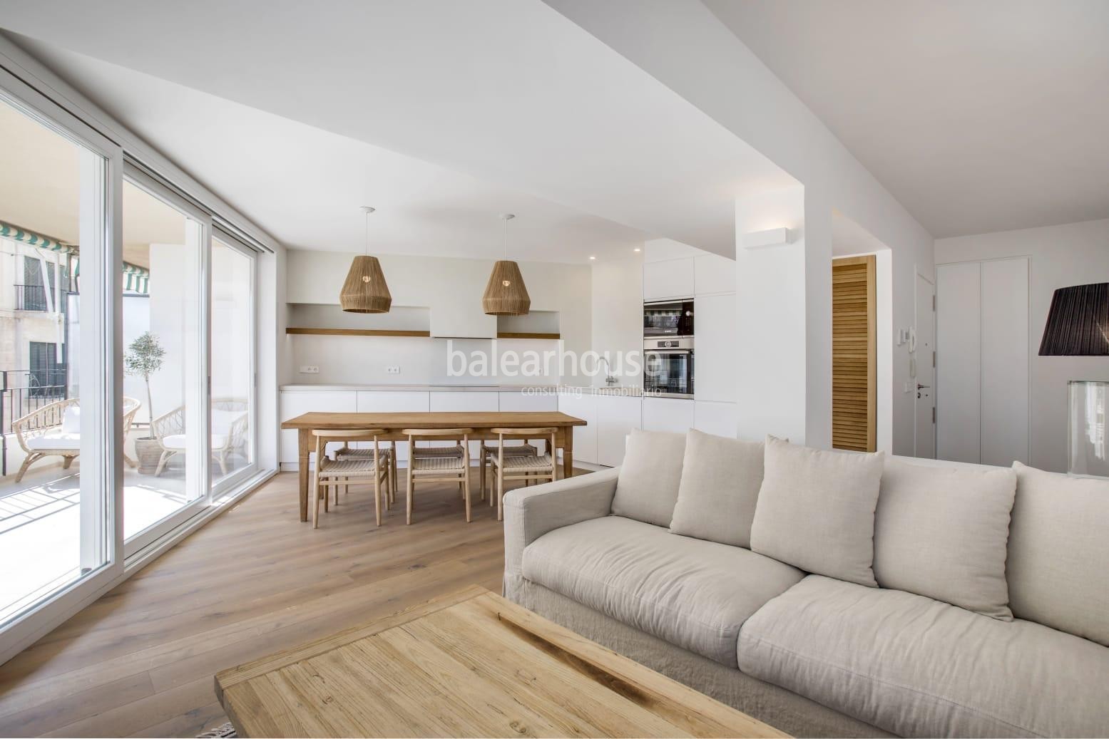 Excelente piso moderno con terraza  junto al Paseo Mallorca en Palma