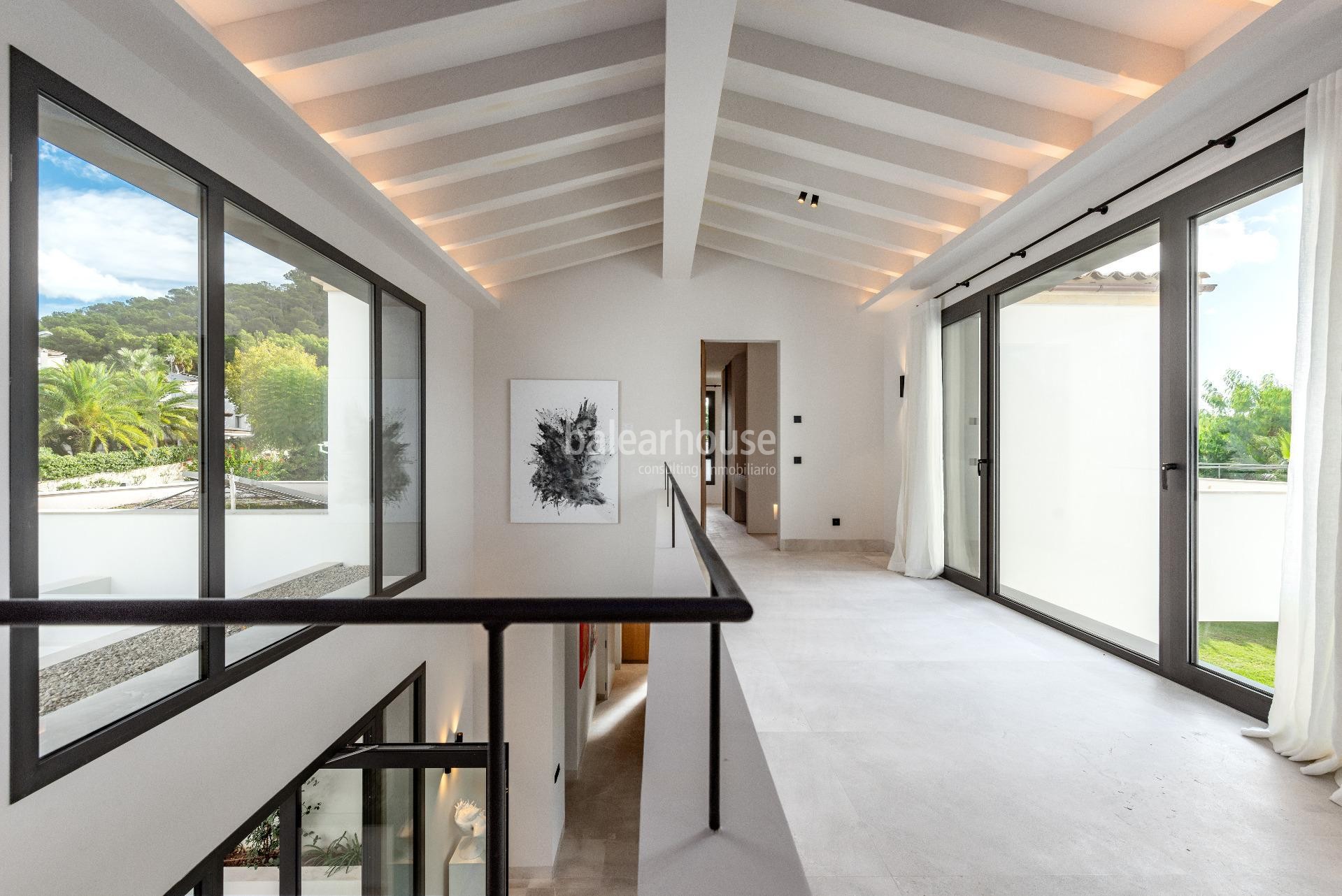 Elegante neugbau Villa mit schönem Garten in Nova Santa Ponsa