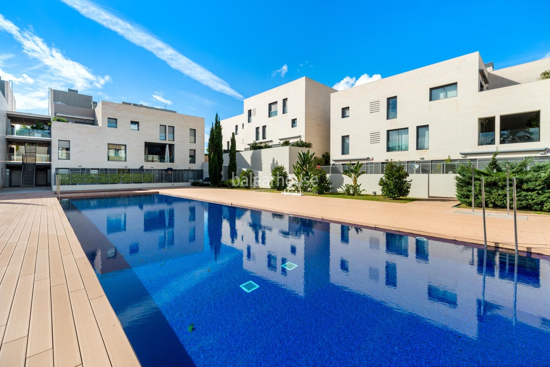 Excelente planta baja con grandes jardines y terrazas privadas junto al golf en Palma