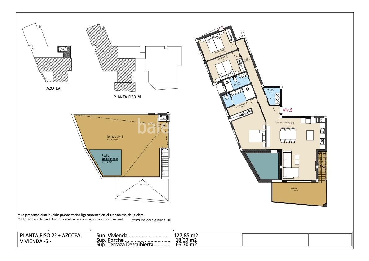 Hohe Qualität in diesem exklusiven Neubau-Penthouse mit privatem Pool in Meeresnähe.