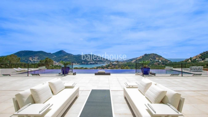 Exceptional finca with views of the sea and Puerto de Andratx