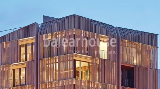 Neue Häuser mit innovativer, moderner Architektur an Palmas privilegiertem Paseo Mallorca
