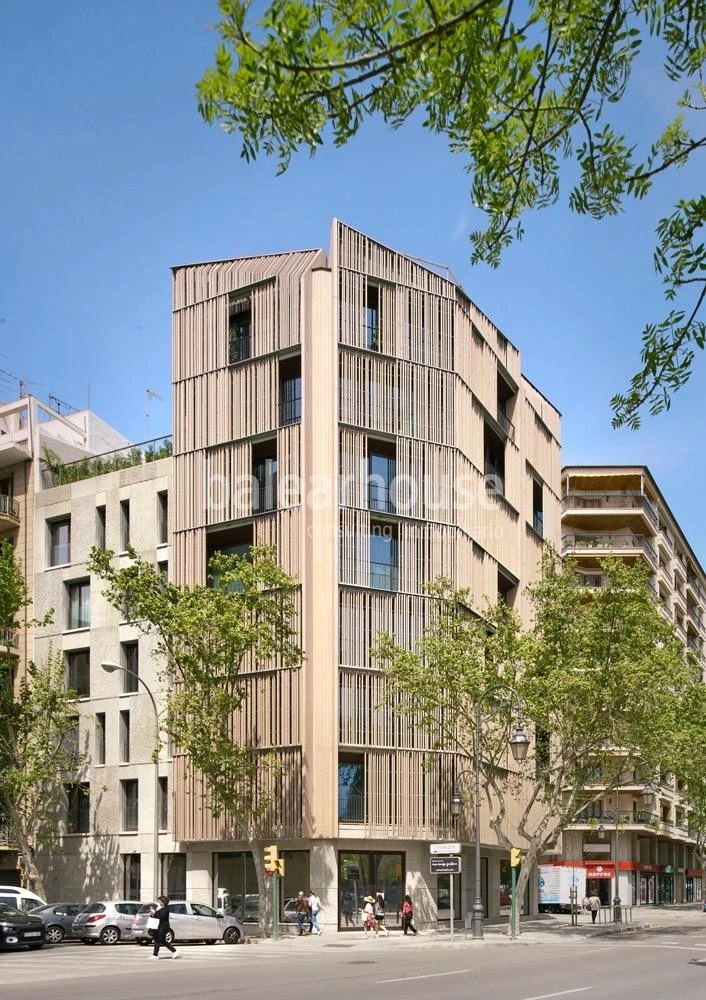 New homes with innovative, modern architecture on Palma's privileged Paseo Mallorca