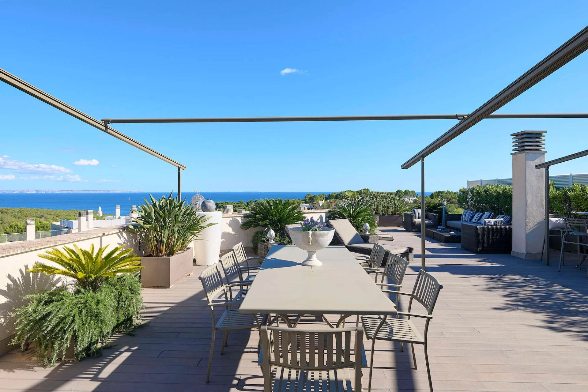 Elegantes Duplex-Penthouse mit spektakulärem Meerblick in Sol de Mallorca