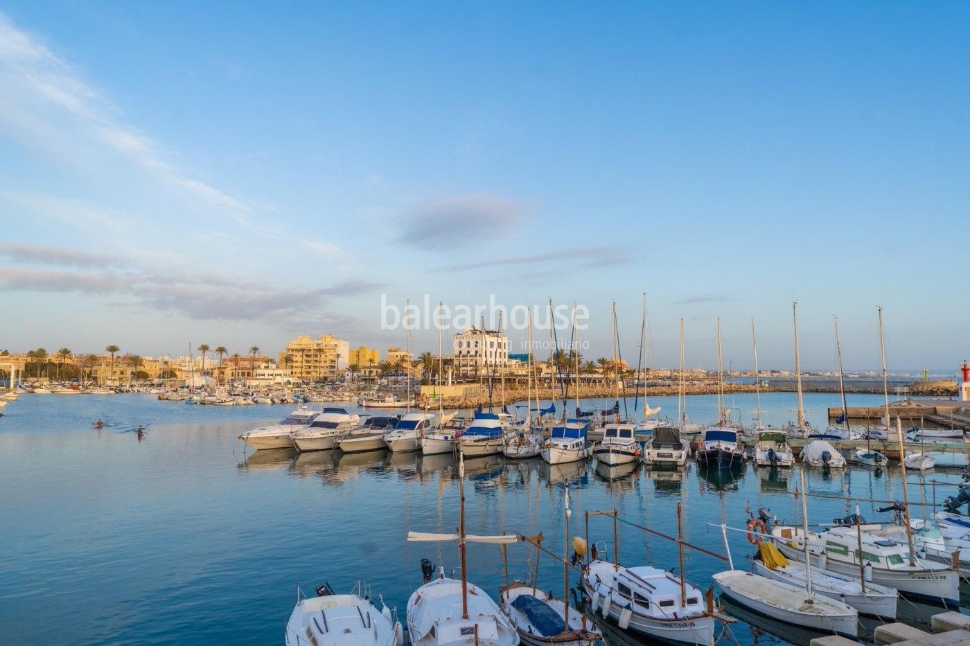 Exclusive apartment with large terrace, privileged location on the seafront of Portixol