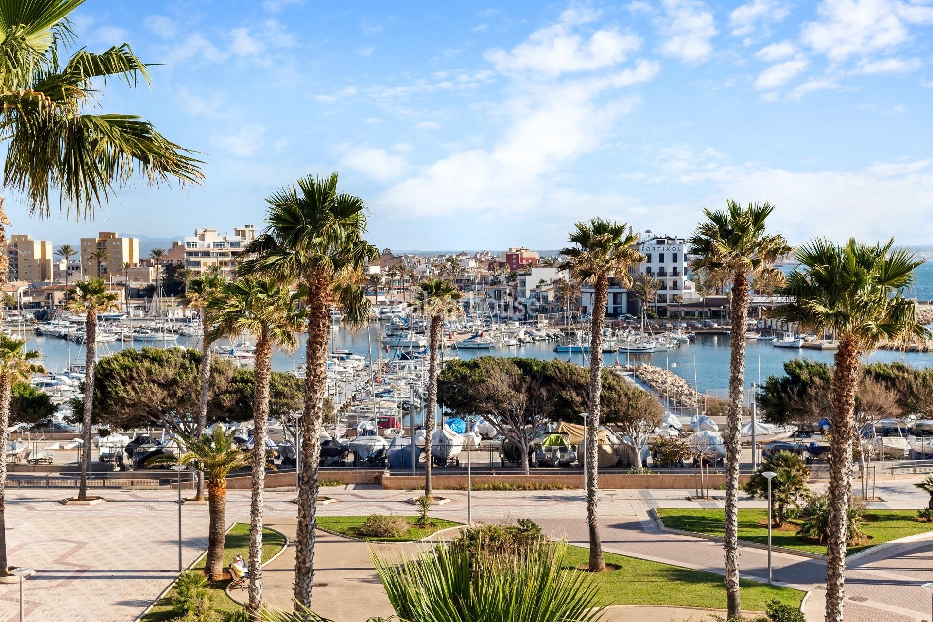 Exklusive Wohnung mit großer Terrasse, privilegierte Lage an der Strandpromenade von Portixol