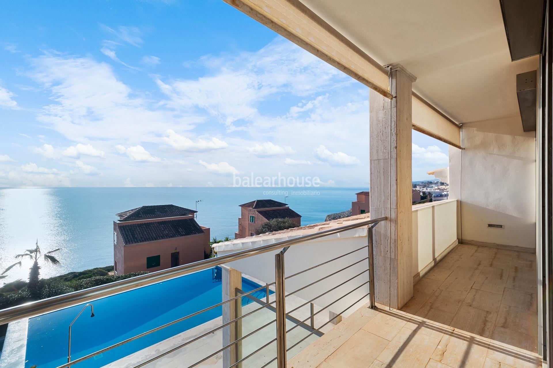 Herrliche Villa in Porto Cristo mit herrlichem Meerblick neben schönen Buchten