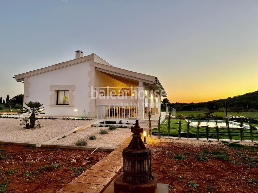 Neu gebaute Finca mit schönem Bergblick bei Inca