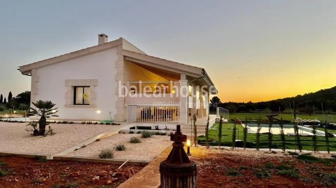 Neu gebaute Finca mit schönem Bergblick bei Inca