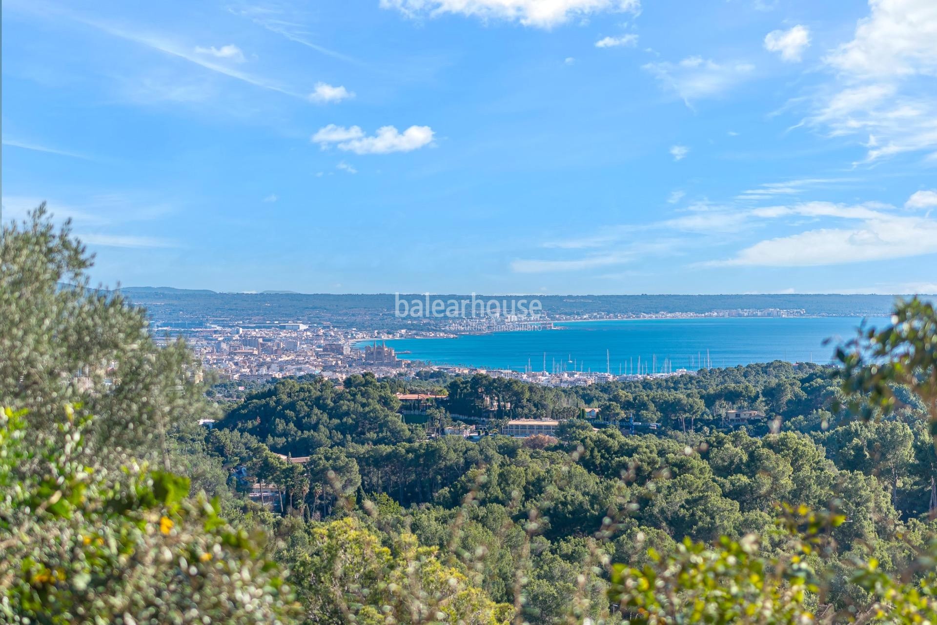 Preciosa villa en Son Vida mezcla de tradición y diseño con increíbles vistas al mar