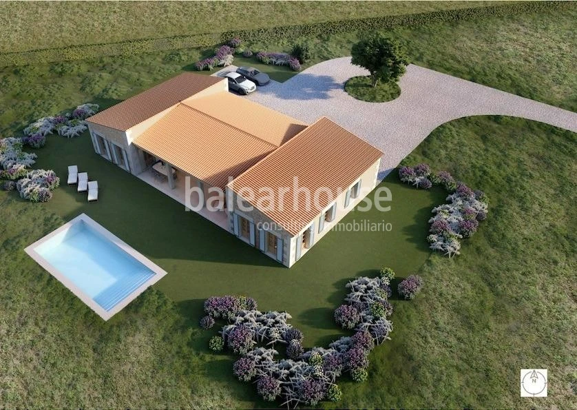 Preciosa finca de obra nueva cerca de playas paradisíacas