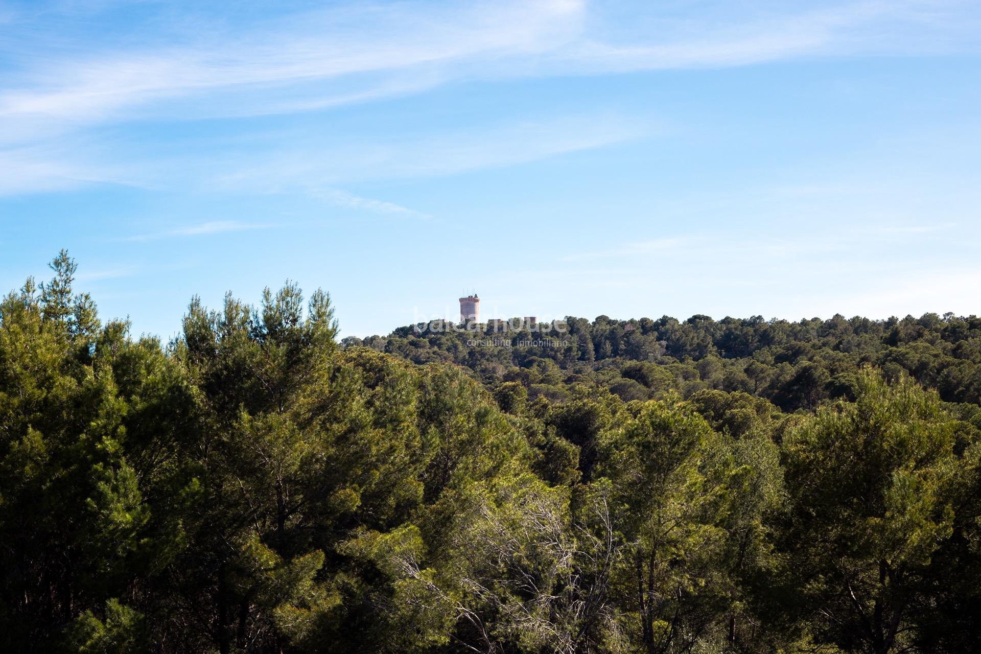 Bonito y luminoso ático con terraza y solarium privados en la verde zona de Sa Teulera en Palma