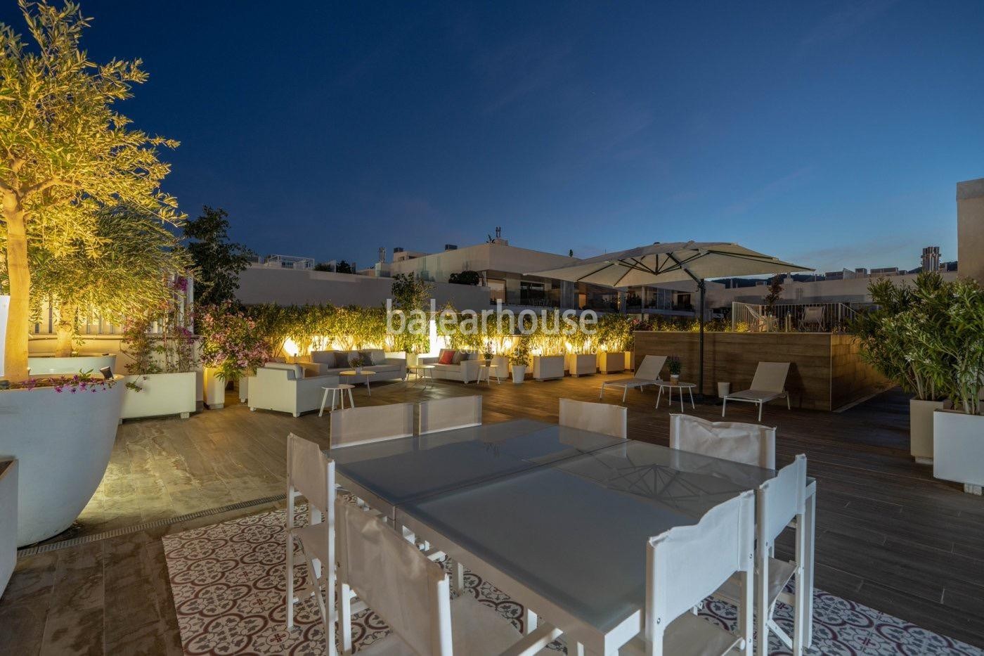 Fantastisches Penthouse mit privatem Solarium in gepflegter Anlage vor dem Golfplatz in Palma