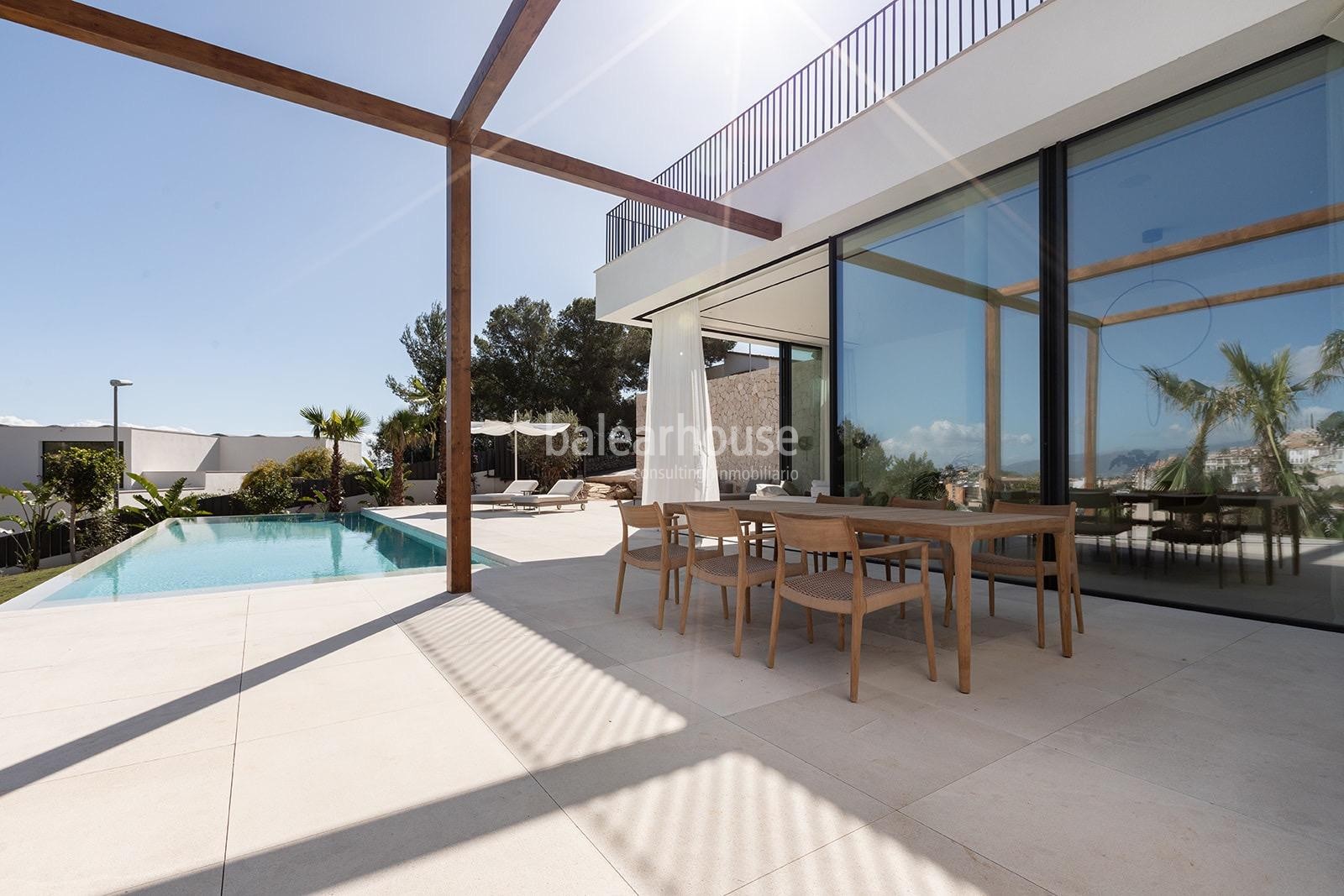 Nueva villa de espectacular diseño y altas calidades con grandes vistas a las montañas en Génova