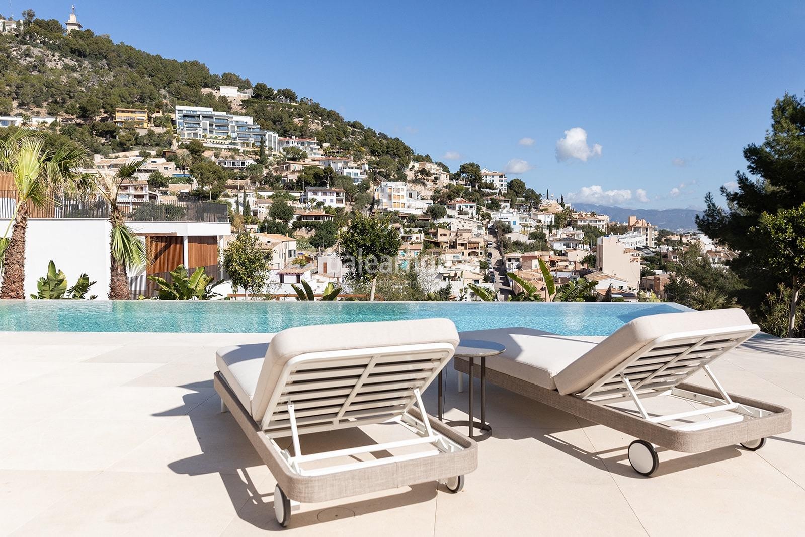 Neue Villa von spektakulärem Design und hoher Qualität mit herrlichem Blick auf die Berge in Genova