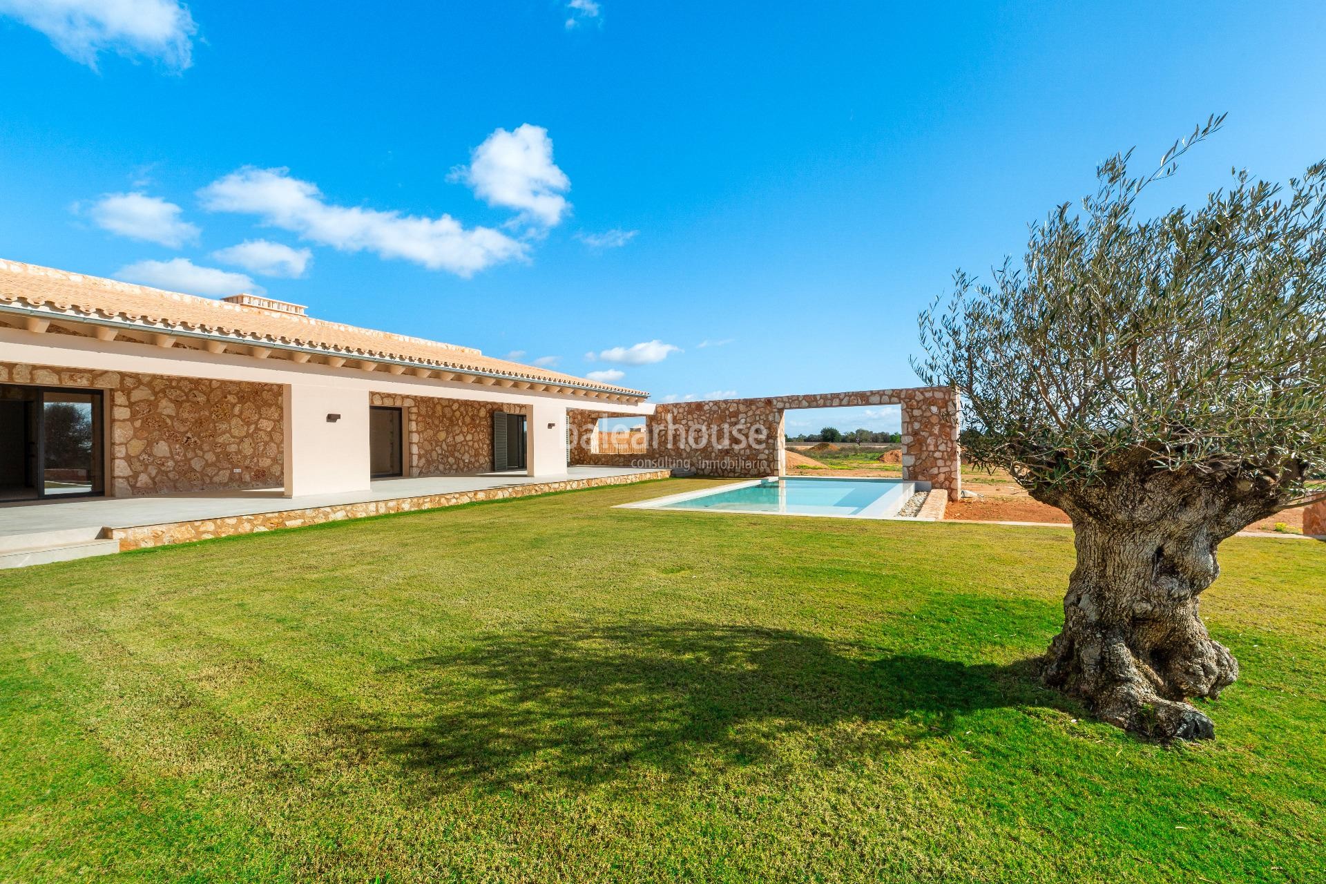 Preciosa finca de obra nueva cerca de idílicas playas de arena blanca