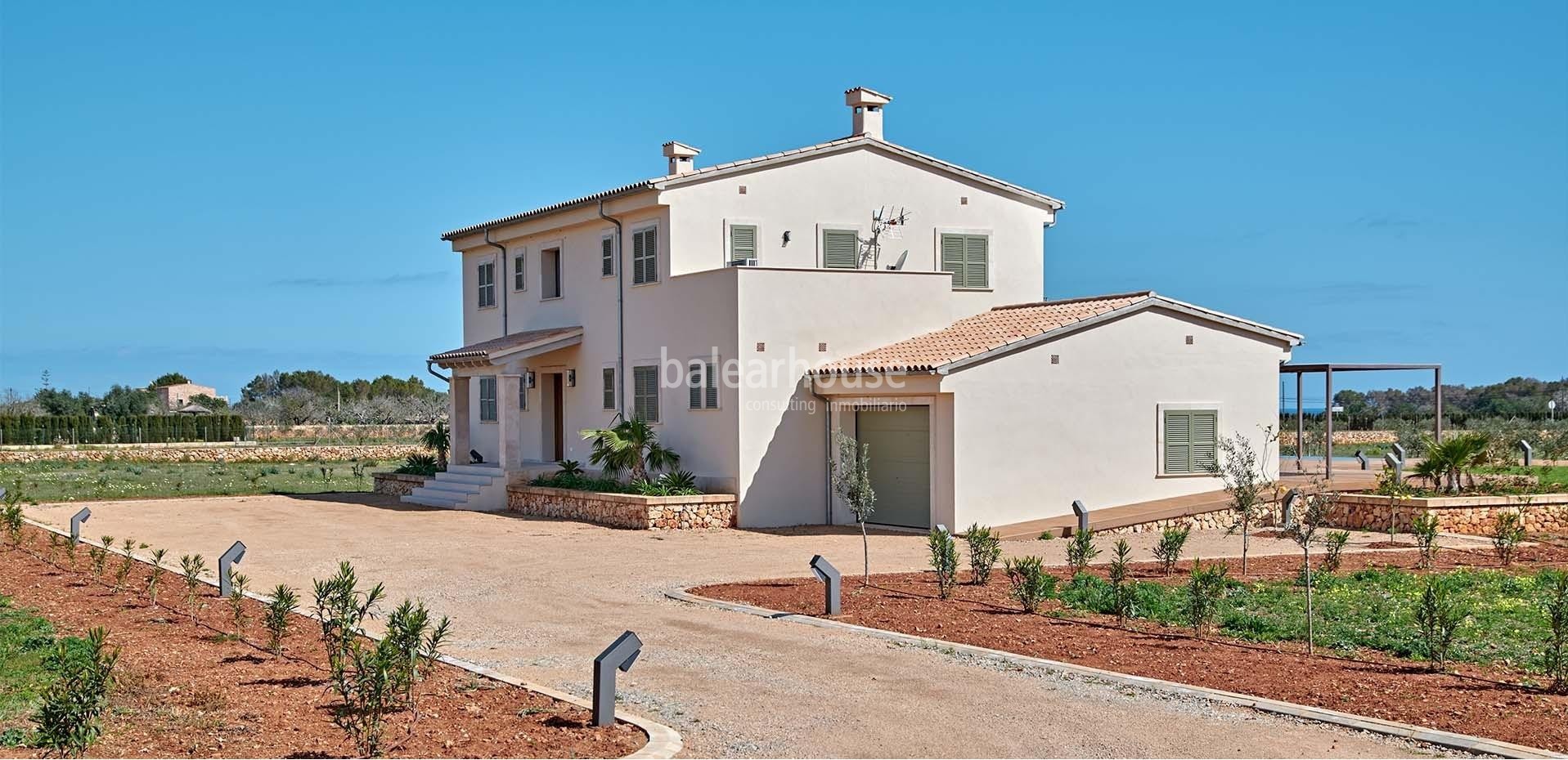 Schöne neu gebaute Finca in Porto Cristo