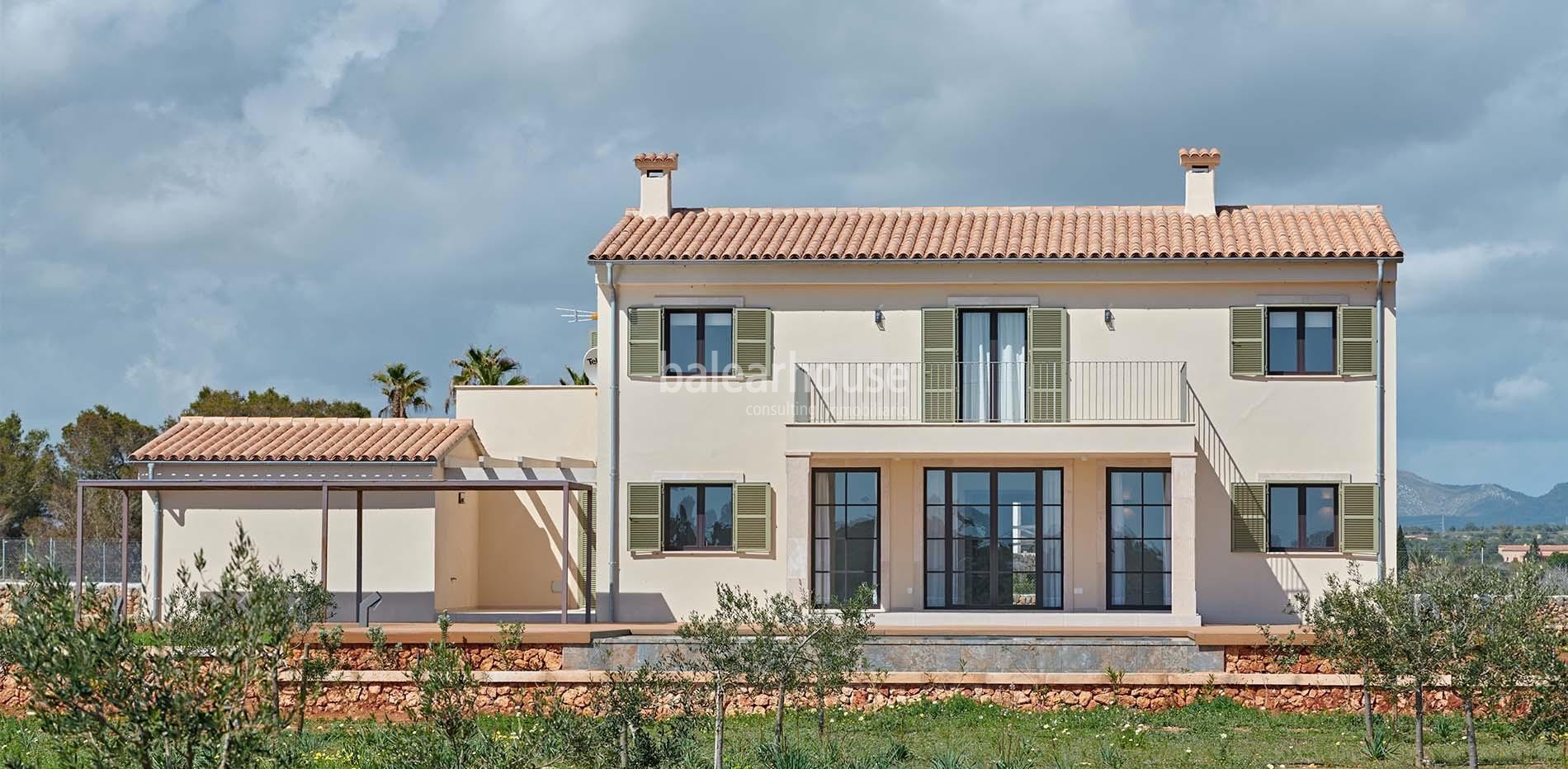 Beautiful newly built finca in Porto Cristo