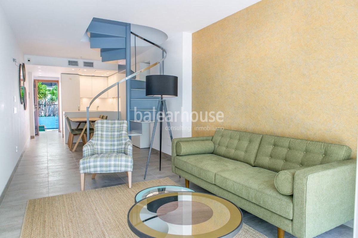 Fantastisches Neubau-Penthouse in Palma mit privater Terrasse und Gemeinschaftspoolbereich