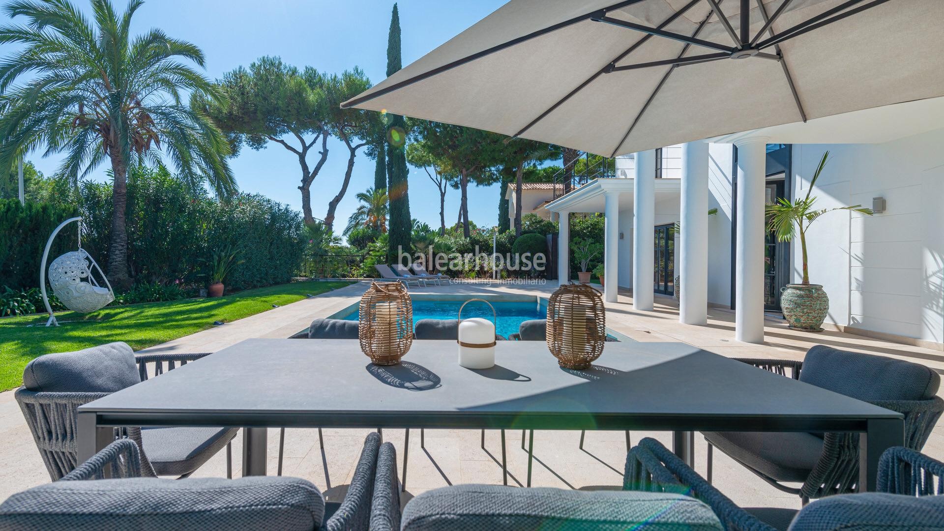 Elegant and bright newly refurbished villa in exclusive residential area