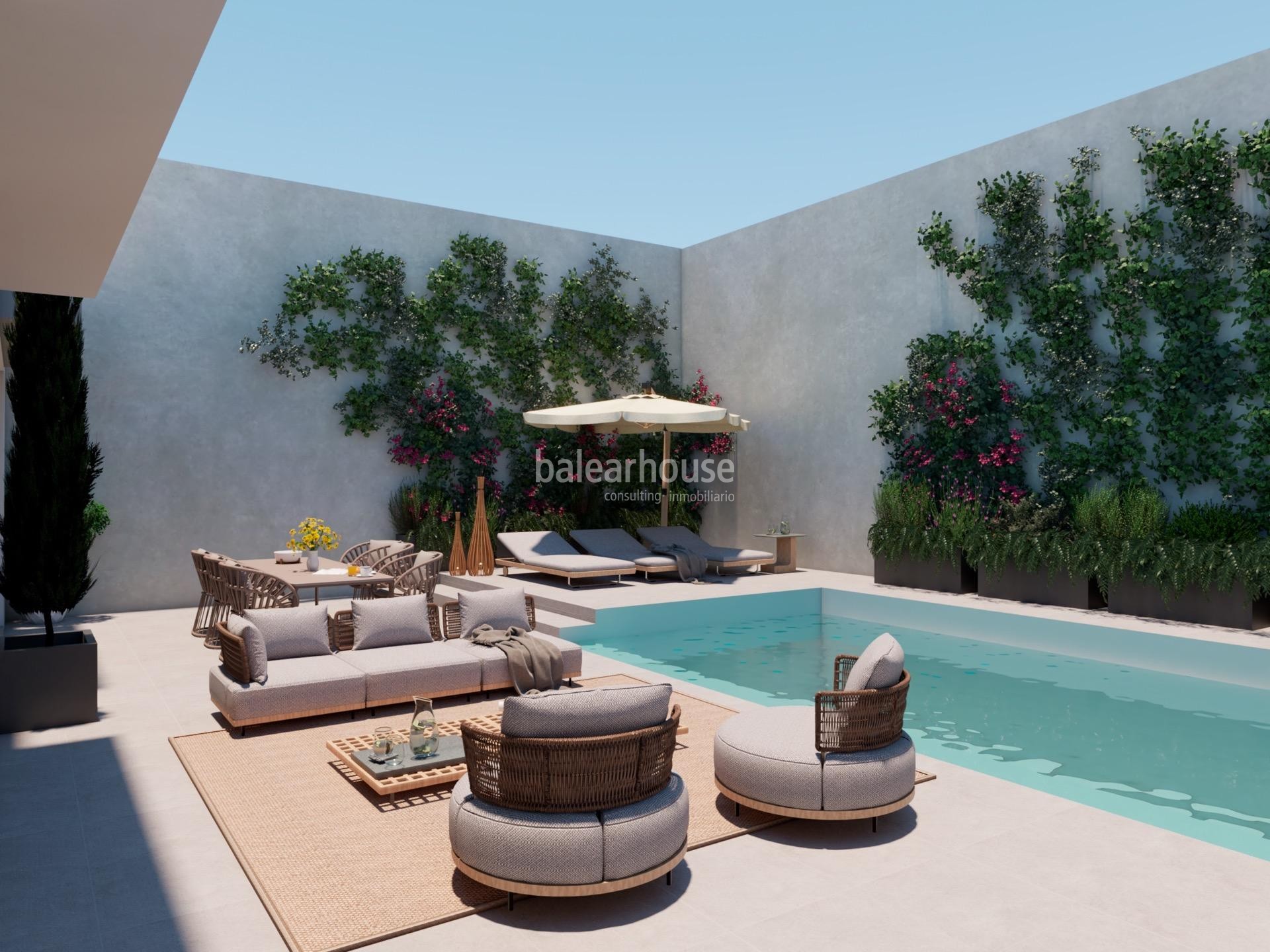 Excepcional proyecto de viviendas con lo mejor del diseño actual en un edificio protegido de Palma