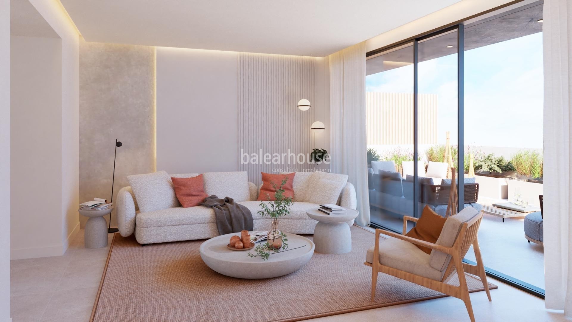 Fantastic penthouse project with the best of current design in a protected building in Palma