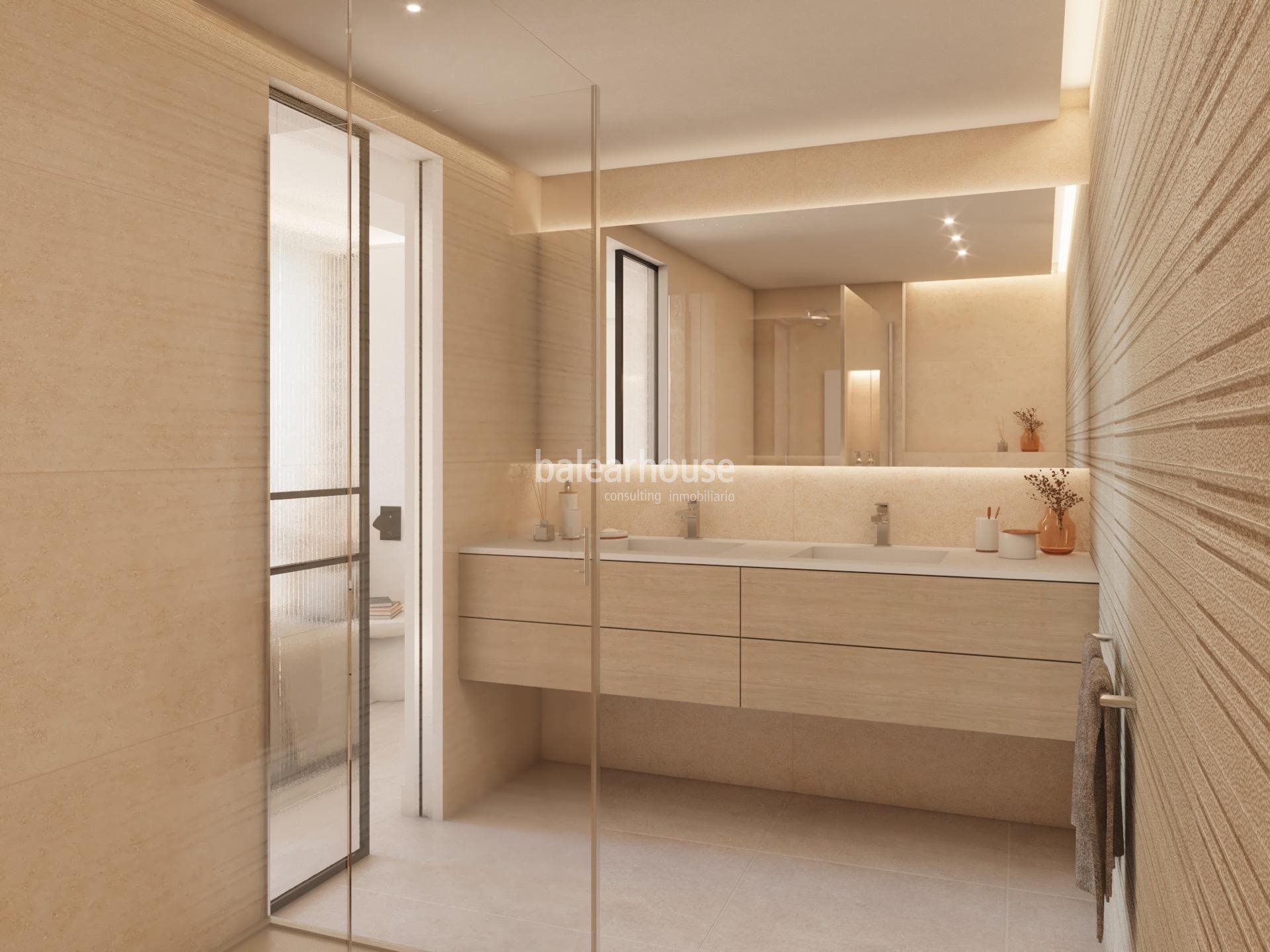 Fantastic penthouse project with the best of current design in a protected building in Palma