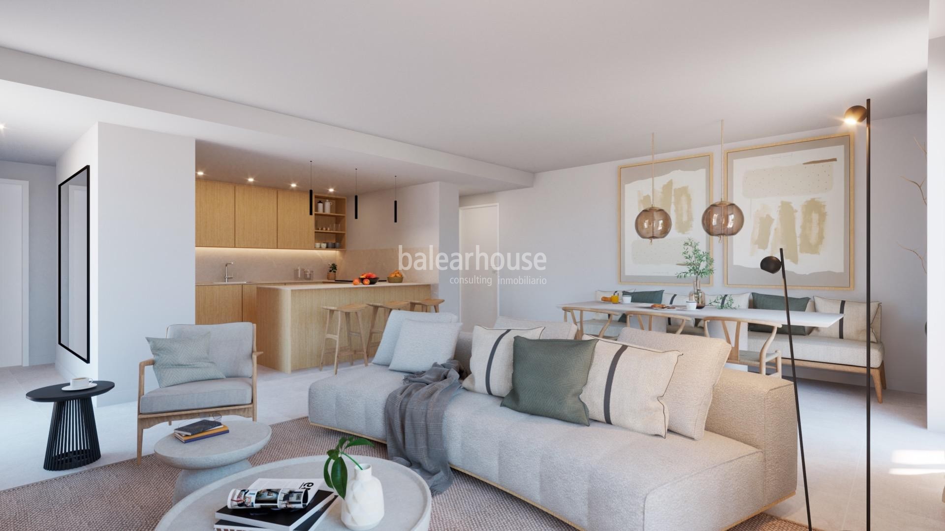 Excellent housing project with the best of current design in a protected building in Palma