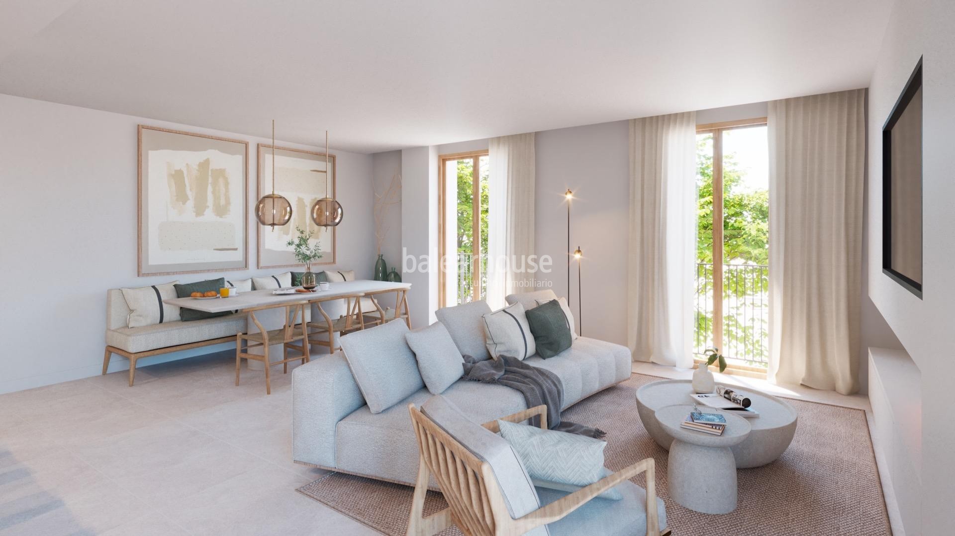 Excellent housing project with the best of current design in a protected building in Palma