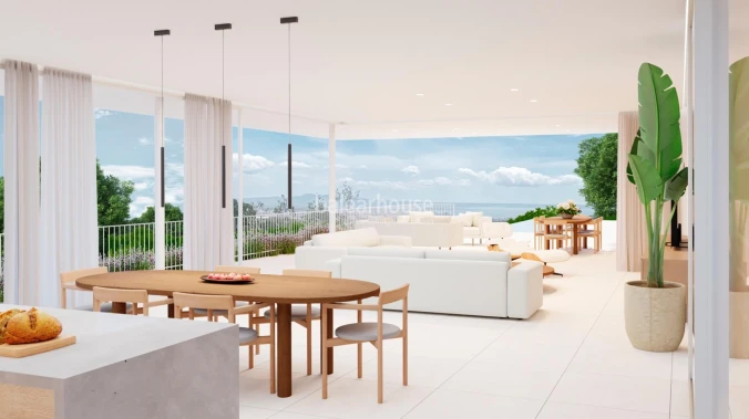 Excelente terreno en Son Vida rodeado de gran zona verde y vistas hasta el mar.
