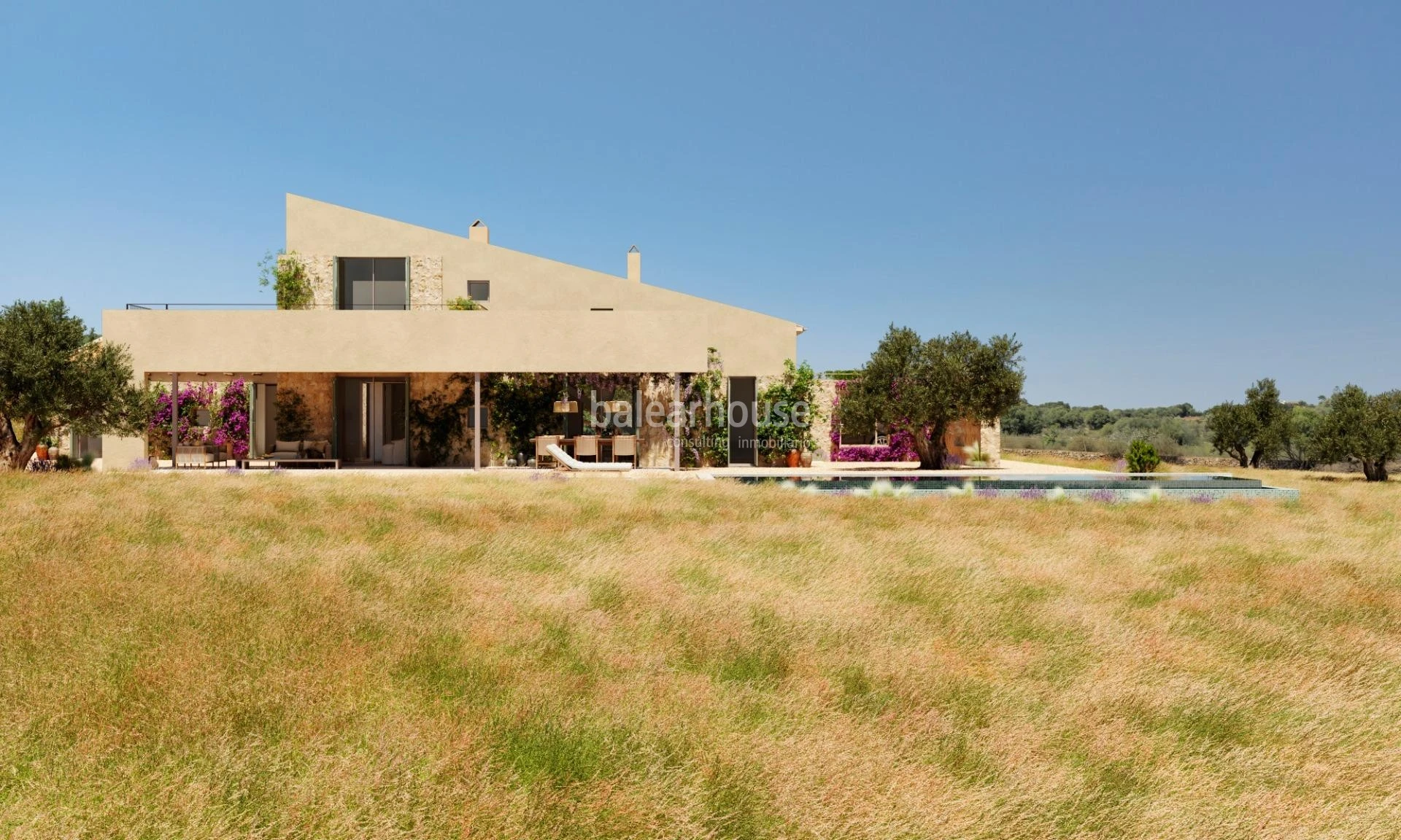 Excelente terreno con proyecto trazado de finca rústica en el campo mallorquín y muy cerca de playas