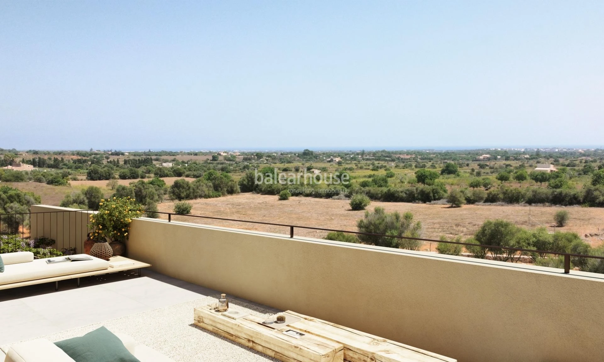 Excelente terreno con proyecto trazado de finca rústica en el campo mallorquín y muy cerca de playas