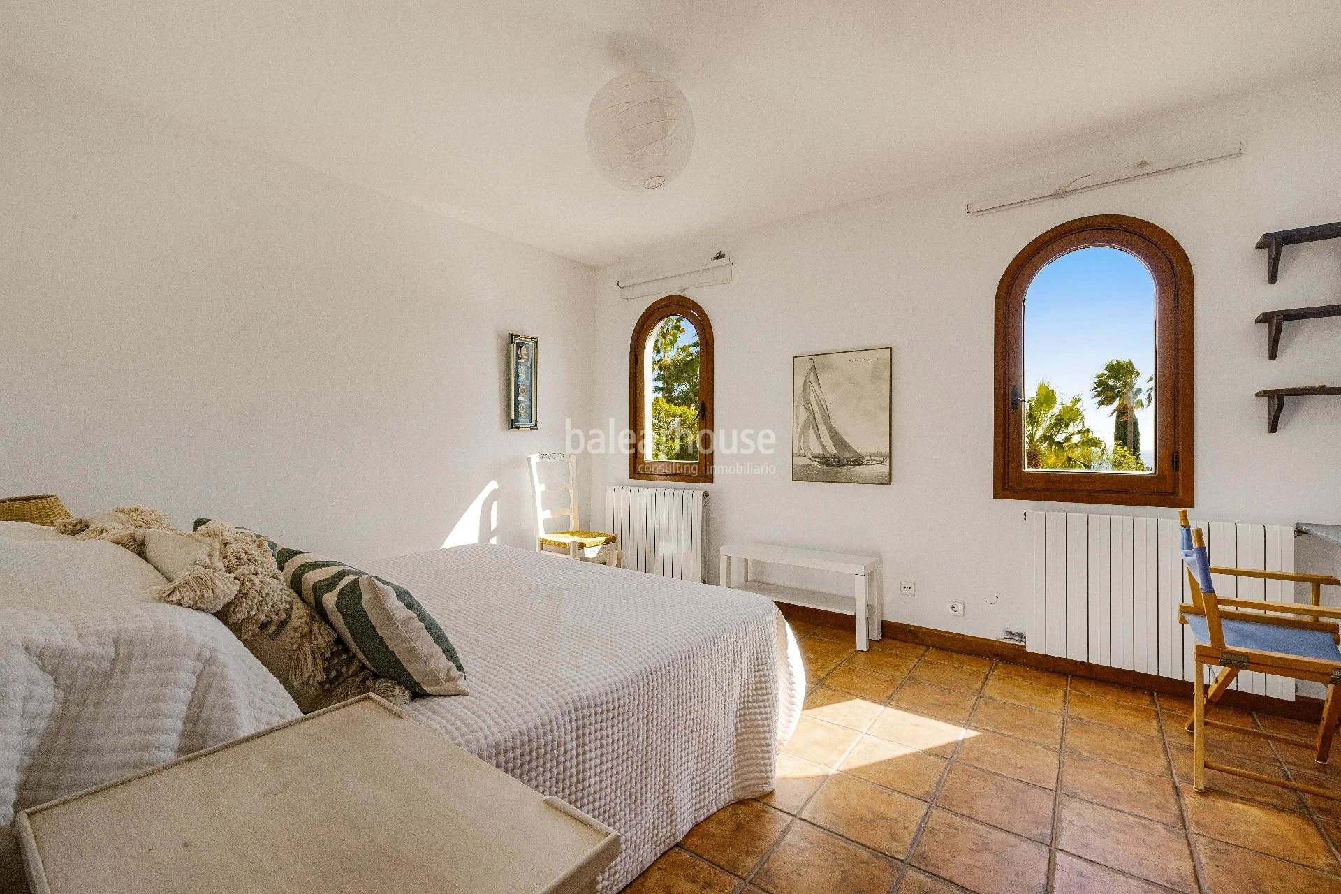 Mediterranean style villa with beautiful sea views in Sol de Mallorca