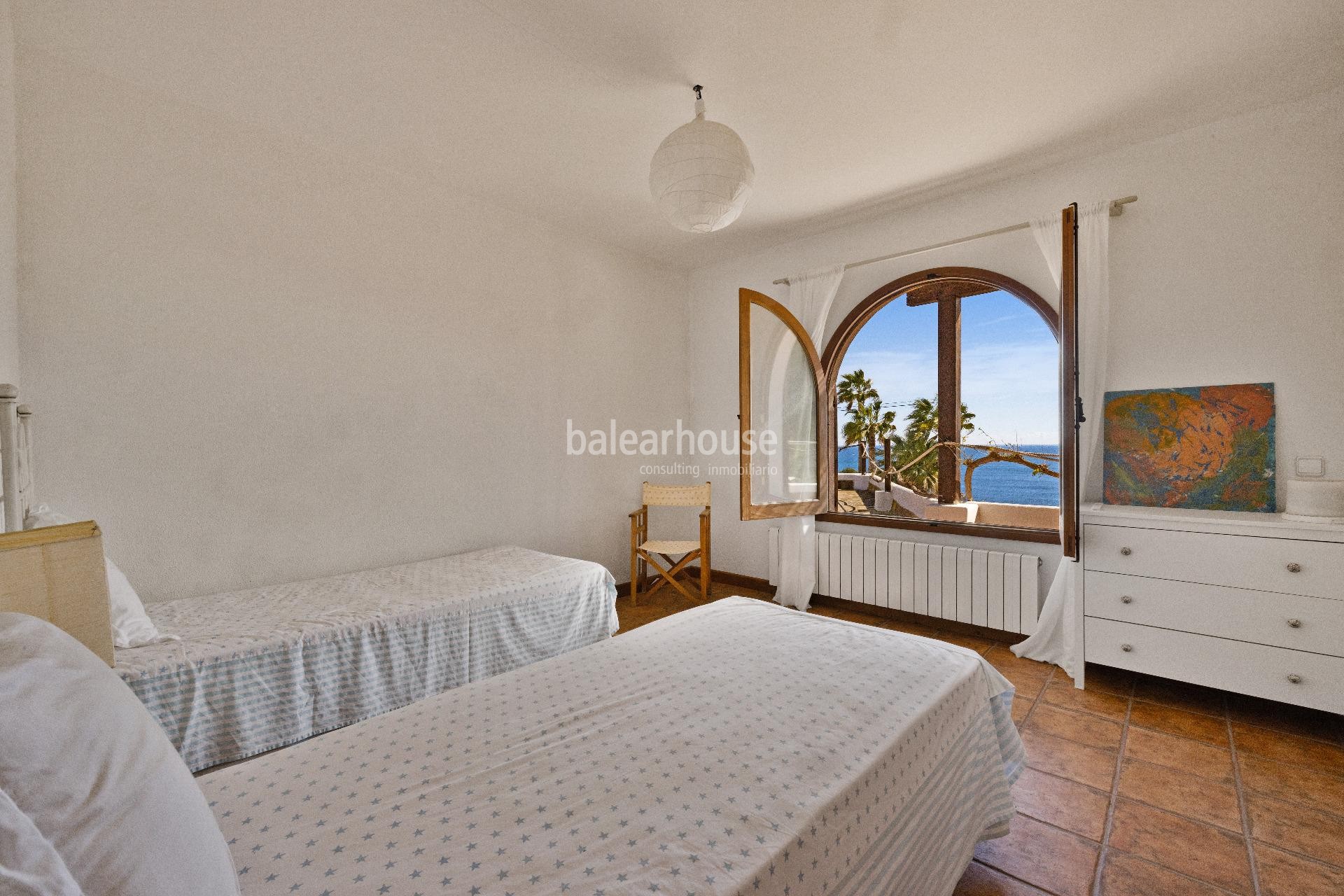 Villa im mediterranen Stil mit schönem Meerblick in Sol de Mallorca