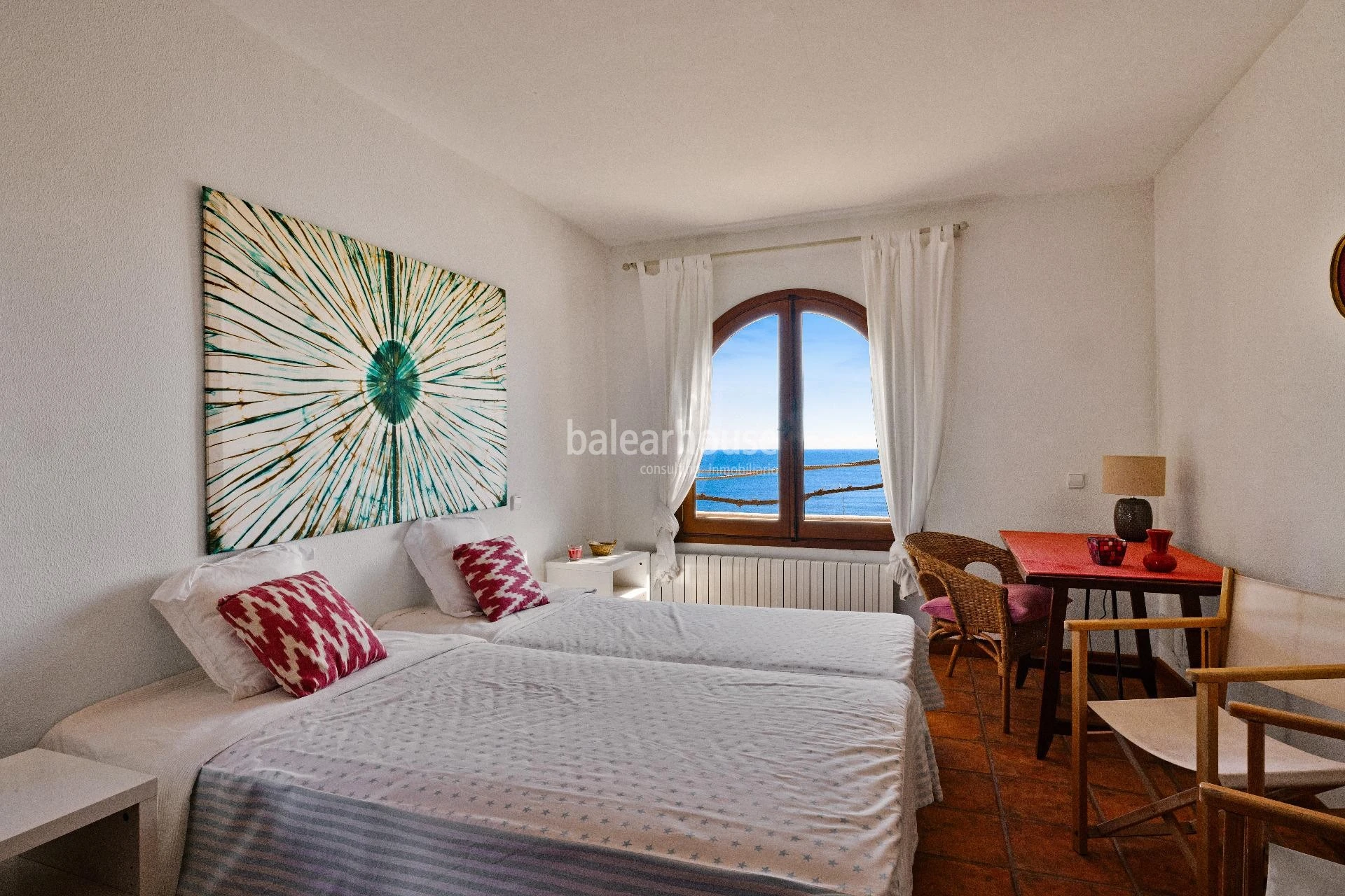 Mediterranean style villa with beautiful sea views in Sol de Mallorca