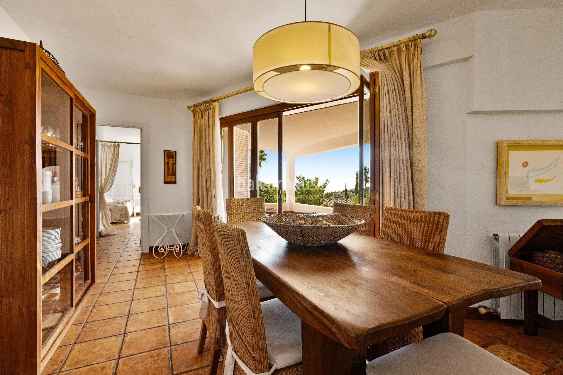 Mediterranean style villa with beautiful sea views in Sol de Mallorca