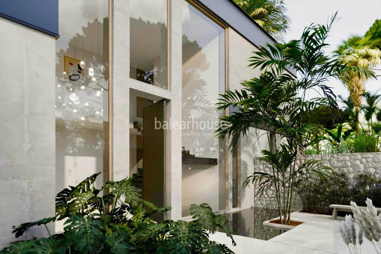 Estupendo solar en Bendinat con licencia, único por su excelente orientación sur y vistas al mar