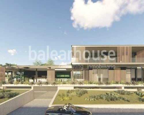 Magnífico terreno en Sol de Mallorca con proyecto y licencia de impresionante villa contemporánea