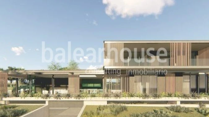 Herrliches Grundstück in Sol de Mallorca mit Projekt und Lizenz für zeitgenössische Villa