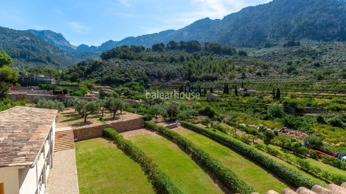 Excellent new villa in Fornalutx with pool and stunning views of the Tramuntana