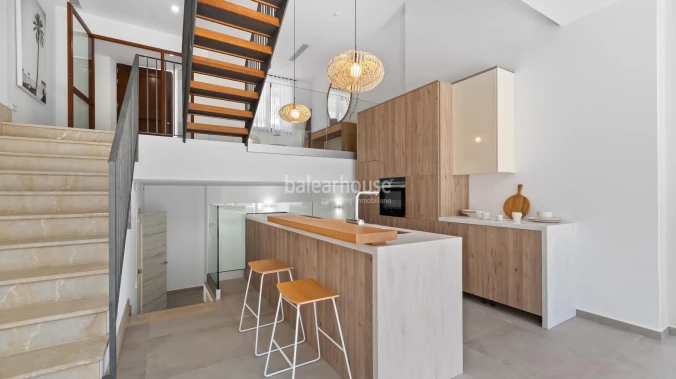 Magnificent views over the Tramuntana in this fabulous new build villa in Fornalutx